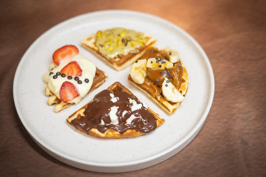 Waffles sin gluten con sabor a Italia