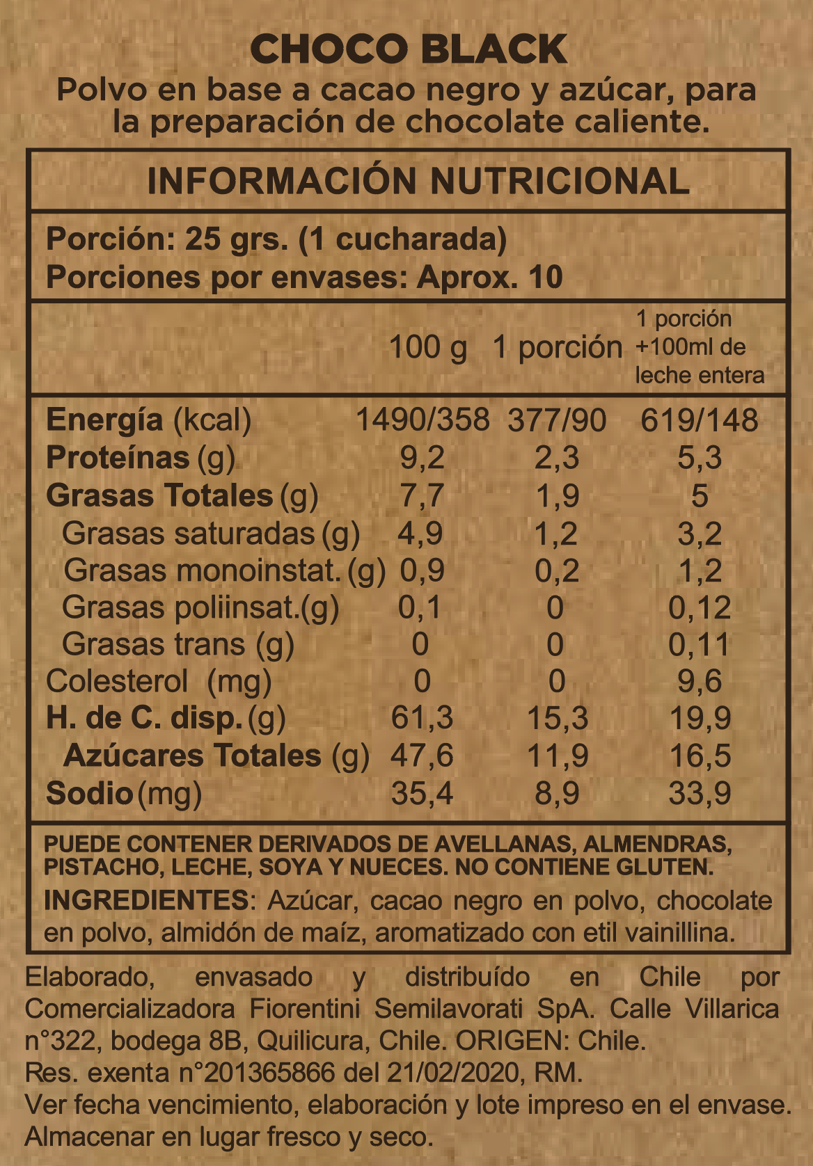 Choco Nero Fondente al 70% Piccolo