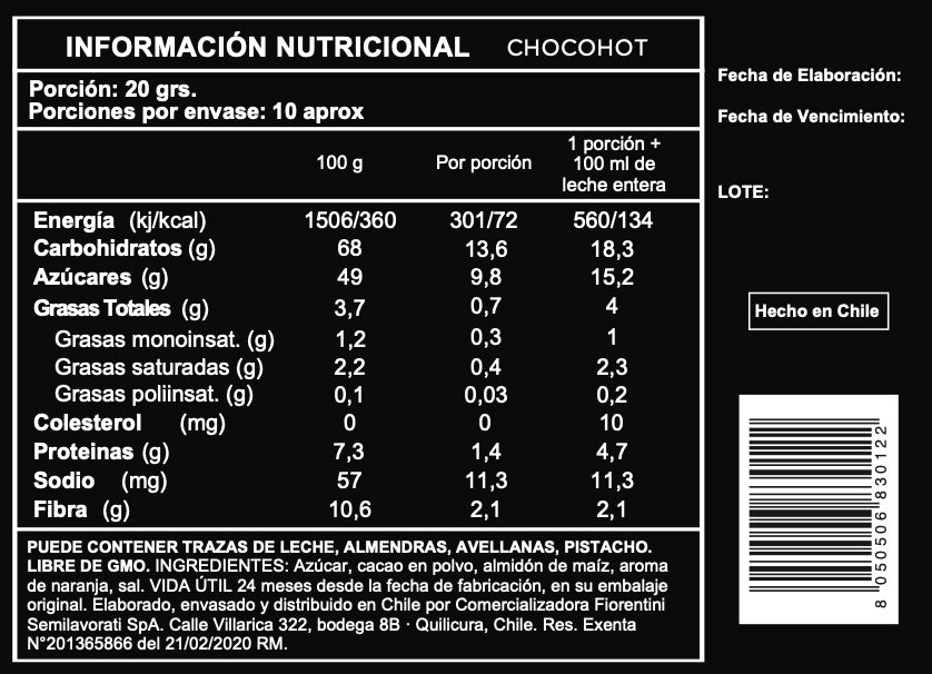 Choco Hot Premium Piccolo