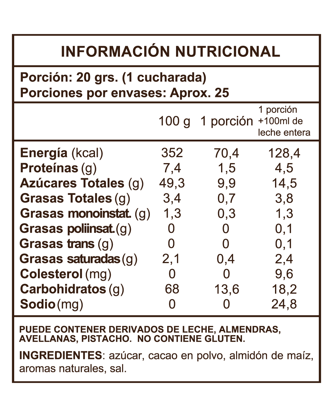 Chocohot, 500g
