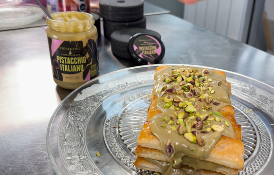 Torta de Galletas de Hojaldre con Fiorella Cream Pistacchio Italiano