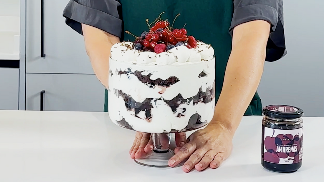 Postre de Selva Negra con Amarenas x Panchi