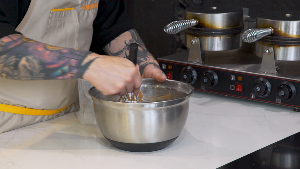 Paso de la receta