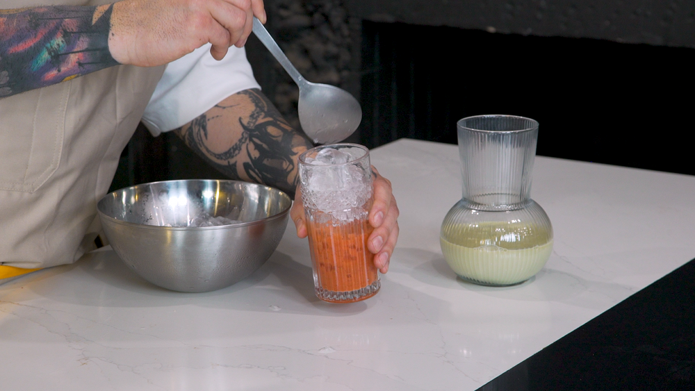 Paso de la receta