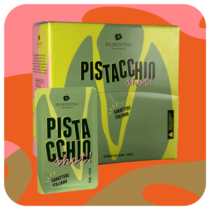 Box Fiorella Pistacchio Shot de 50 Unidades
