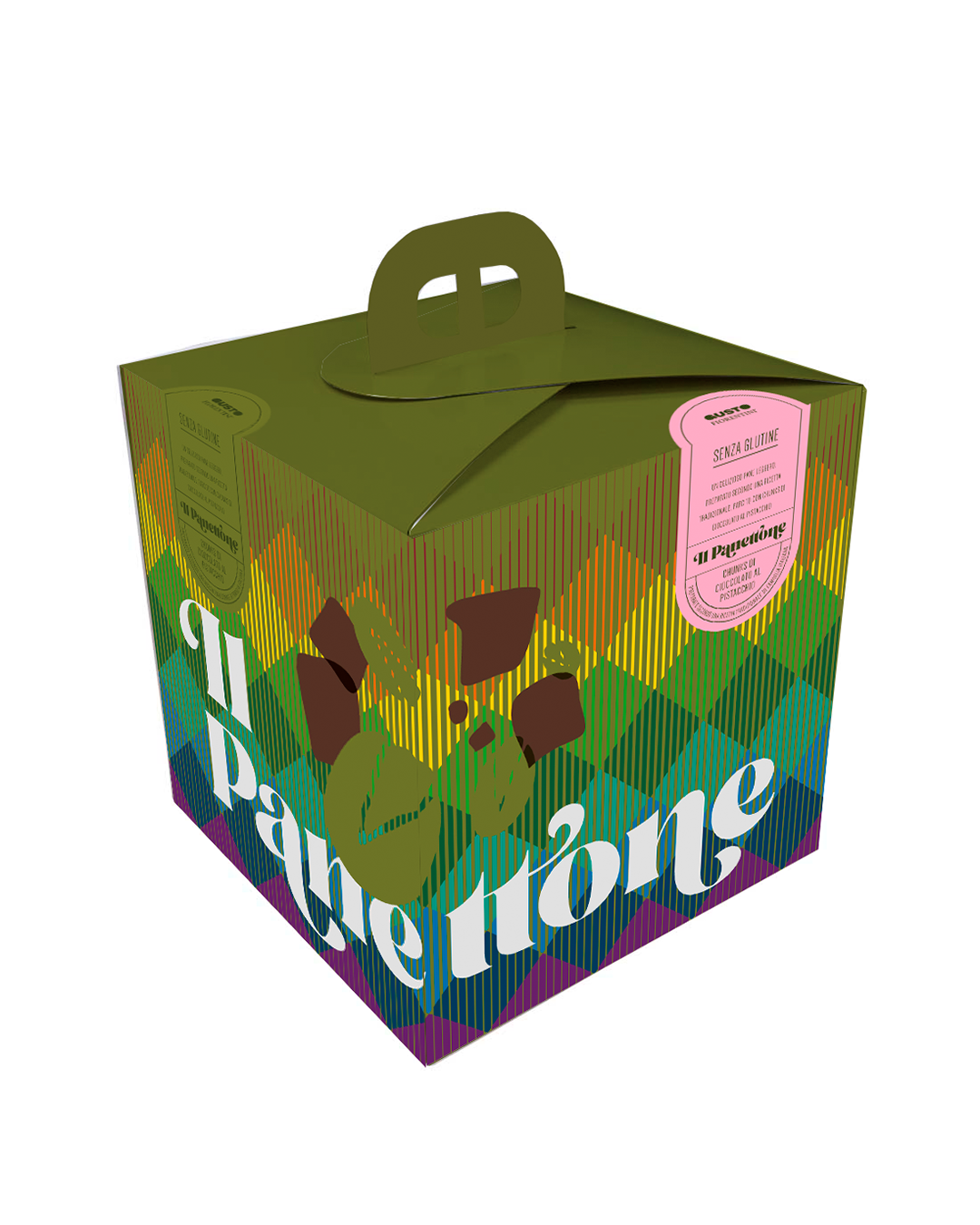 PANETTONE CHUNKS DI CIOCCOLATO AL PISTACCHIO