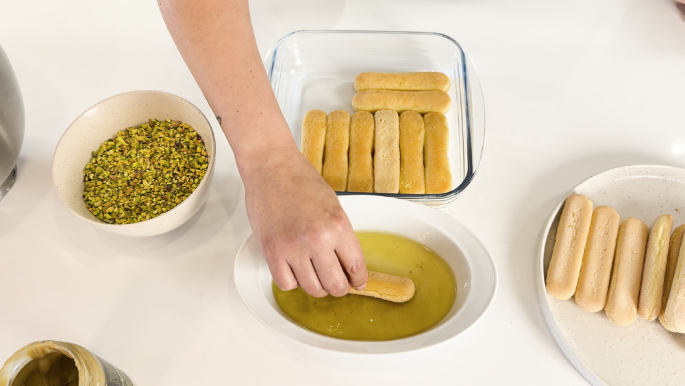 Paso de la receta