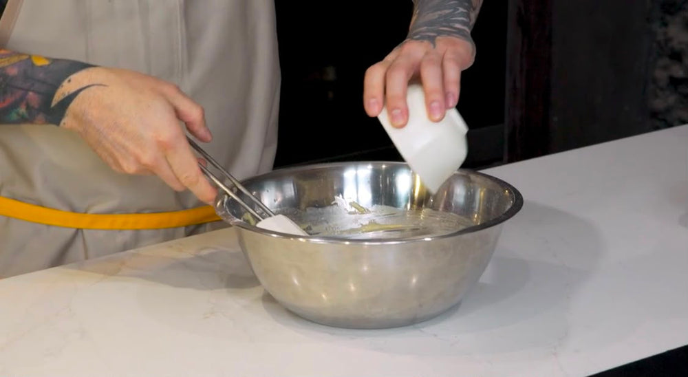 Paso de la receta