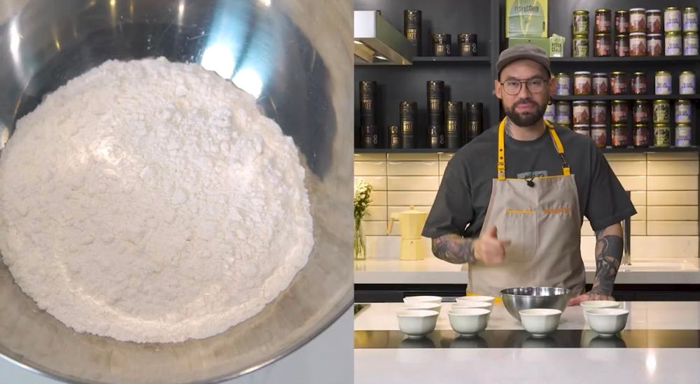 Paso de la receta