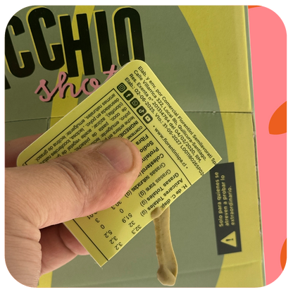 Box Fiorella Pistacchio Shot de 50 Unidades