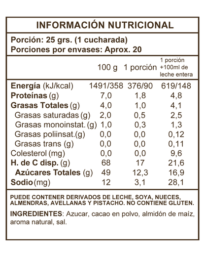 Chocohot Naranja, 500g