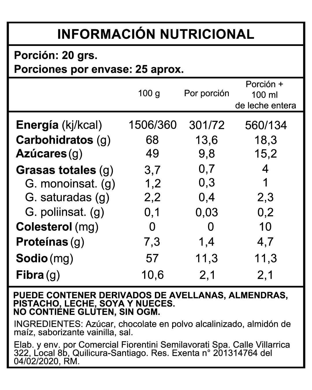 Chocohot Premium, 200g